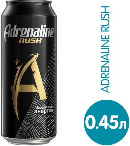 Напиток Adrenaline Rush энергетический 449мл  Тула