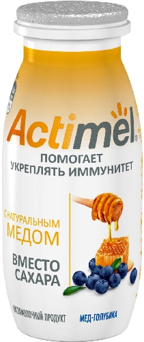 Напиток Actimel с натуральным медом и голубикой 2.2% 95г