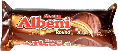 Печенье Ulker Albeni Round с молочным шоколадом и карамелью 320г