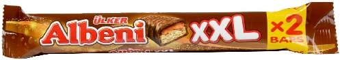 Шоколадный батончик Ulker Albeni XXL с печеньем и карамелью 70г