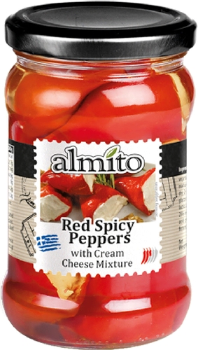 Перец красный Almito с сырным кремом 320мл