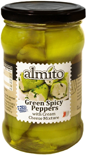 Перец зеленый Almito с сырным кремом 320мл
