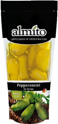 Перец зеленый Almito пеперончини маринованный 250гр
