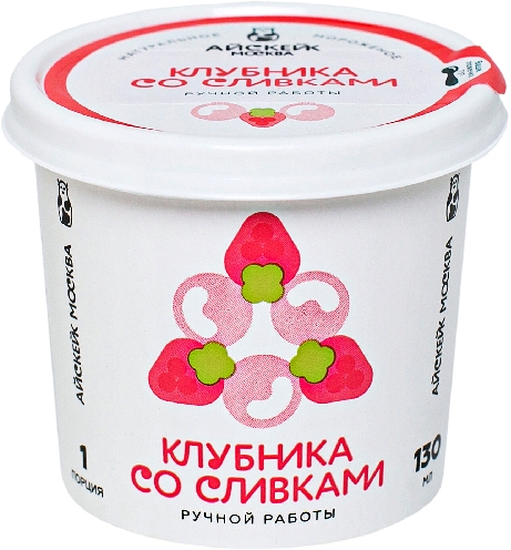 Мороженое Айскейк Москва Клубника со
