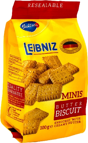 Печенье Leibniz Minis Butter сливочное 100г