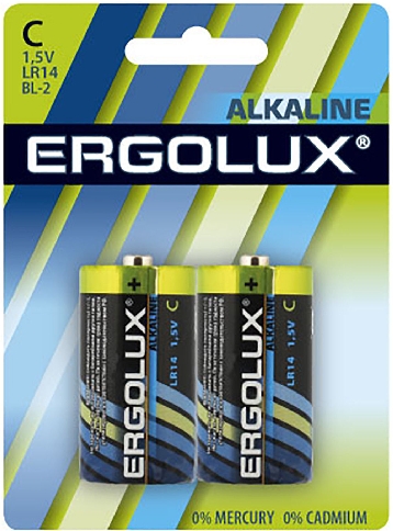 Батарейки Ergolux C 2шт