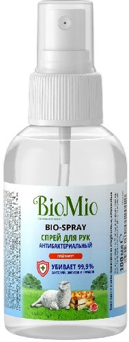 Спрей для рук BioMio Антибактериальный  