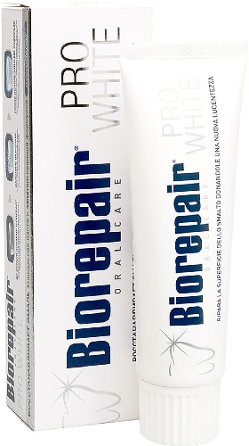 Зубная паста Biorepair Pro White Отбеливающая 75мл