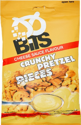 Кусочки брецеля BiTs со вкусом сырного соуса 65г