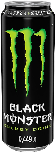 Напиток энергетический Black Monster 449мл