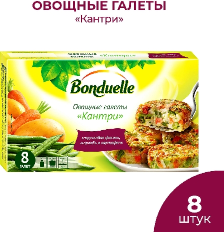 Галеты овощные Bonduelle Кантри 300г  Барнаул