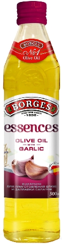 Масло оливковое Borges Essences с ароматом чеснока 500мл