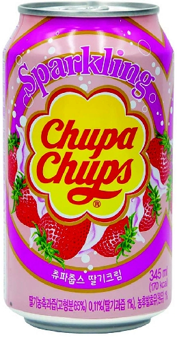 Напиток Chupa Chups Клубника со сливками 345мл