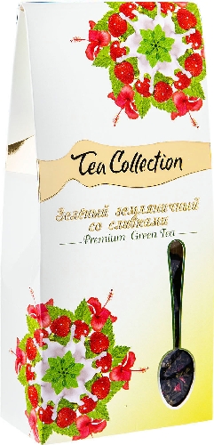 Чай зеленый Tea Collection Земляничный со сливками 100г