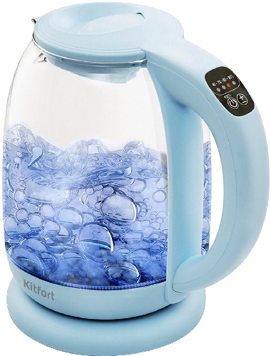 Чайник электрический Kitfort КТ-640-1 голубой  Змиевка
