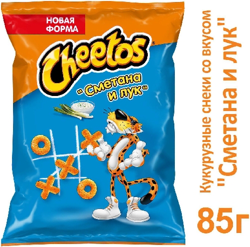 Снеки кукурузные Cheetos Сметана и лук 85г