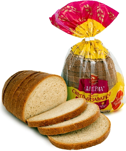 Хлеб Черемушки Дар Зерна Светлый заварной в нарезке 350г