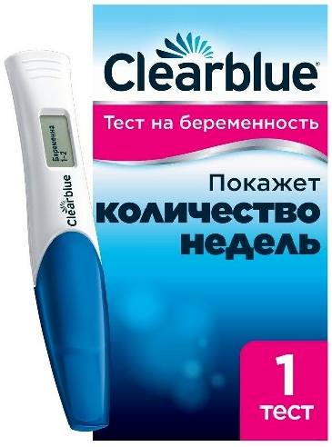 Тест Clearblue Digital для определения беременности цифровой 1шт