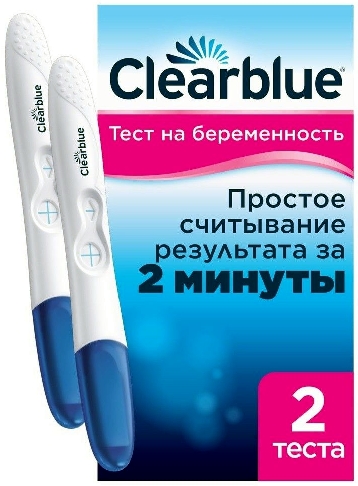 Тест Clearblue для определения беременности 1шт