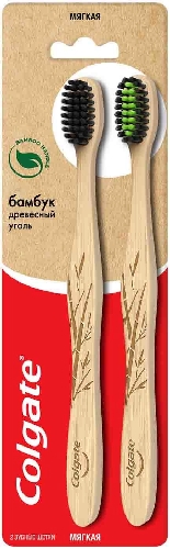 Зубная щетка Colgate бумбук древесный  Владимир