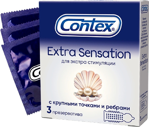 Презервативы Contex Extra Sensation с  Кемерово