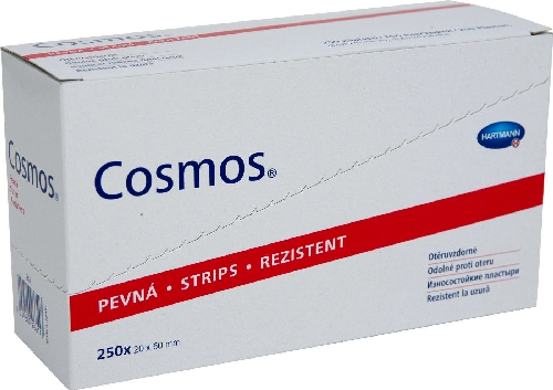 Пластырь-пластинки Cosmos 250шт 2*6см 9023572  Барнаул
