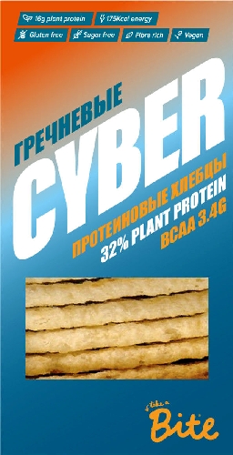 Хлебцы протеиновые Cyber Bite Гречневые 150г