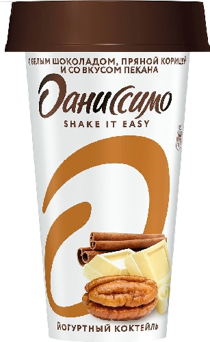 Коктейль Даниссимо кисломолочный йогуртный с