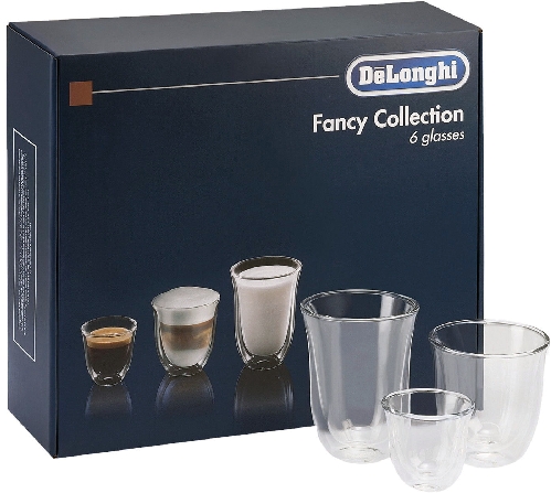 Набор чашек для кофе DeLonghi Mix Glasses 6шт