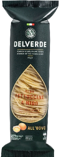 Макароны Delverde Fettuccine allUovo A Nido №89 250г