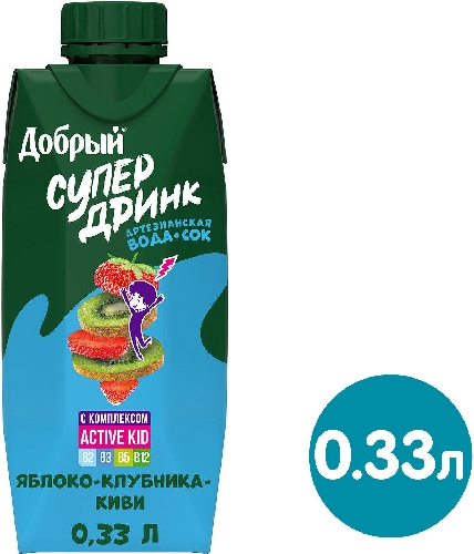 Напиток сокосодержащий Добрый Active kid  Астрахань