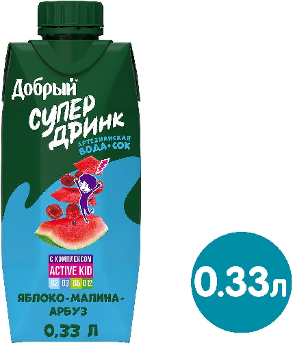 Напиток сокосодержащий Добрый Active kid  Новодвинск
