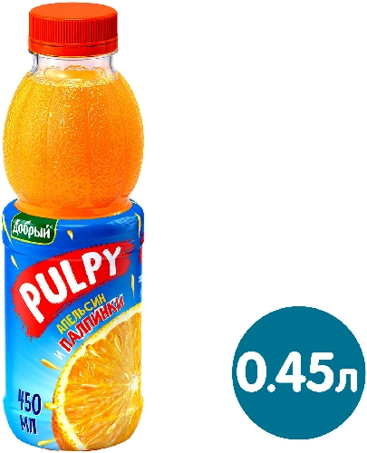 Напиток сокосодержащий Добрый Палпи Апельсин  Калуга
