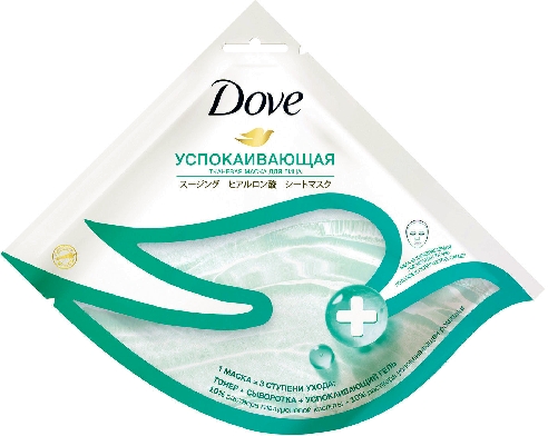 Маска для лица Dove Тканевая успокаивающая с ромашкой и гиалуроновой кислотой