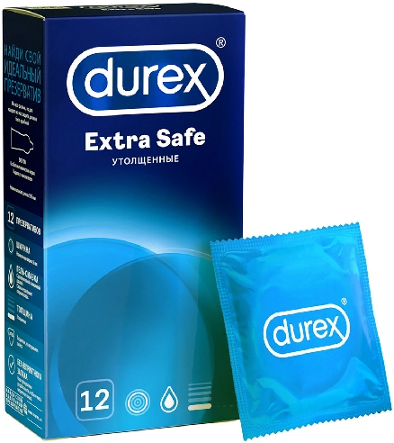 Презервативы Durex Extra Safe Утолщенные  Бийск