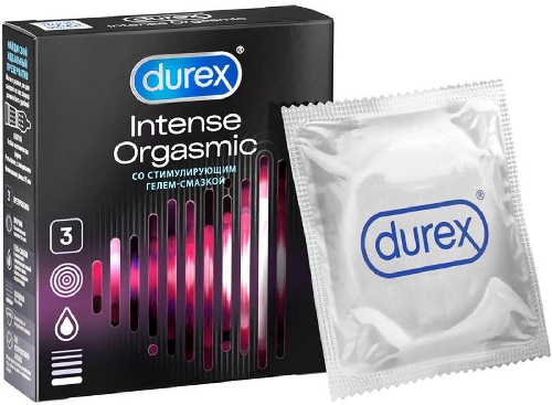 Презервативы Durex Intense Orgasmic 3шт  Арзамас