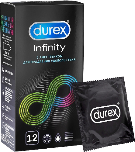 Презервативы Durex Infinity С анестетиком  