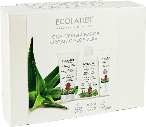 Подарочный набор Ecolatier Organic Aloe Vera Sensitive Уход за лицом 255мл
