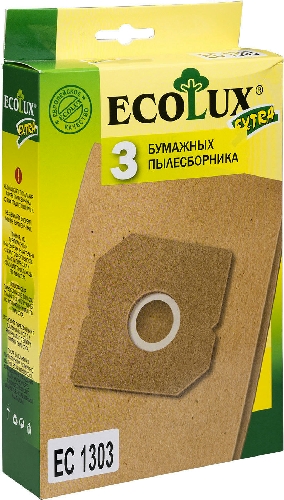 Мешок-пылесборник EcoLux Extra EC1303 бумажный для пылесосов LG 3шт