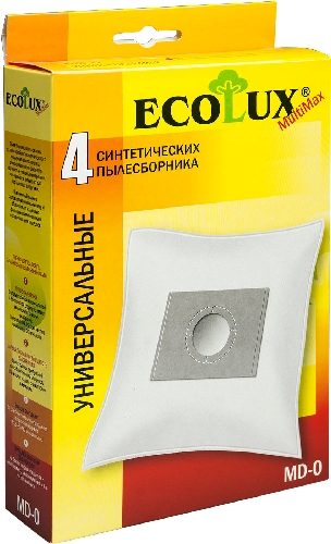 Мешок-пылесборник EcoLux Extra MD-0 бумажный для пылесосов 4шт