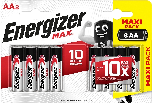 Батарейки Energizer Max + Power Seal AA 8шт