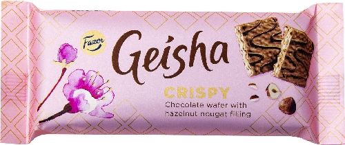 Батончик Karl Fazer Geisha Crispy шоколадно-вафельный 41г