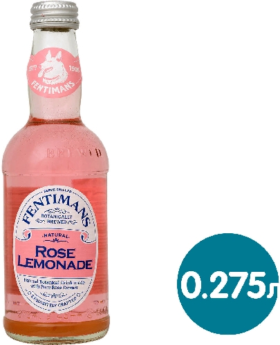 Напиток Fentimans Rose Lemonade 275мл  Калуга