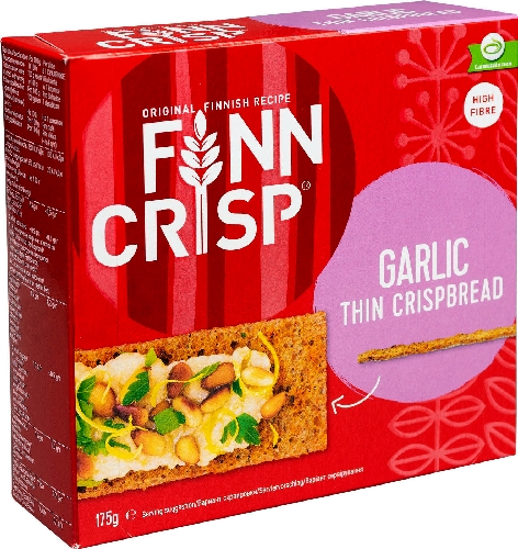 Хлебцы Finn Crisp C чесноком 175г