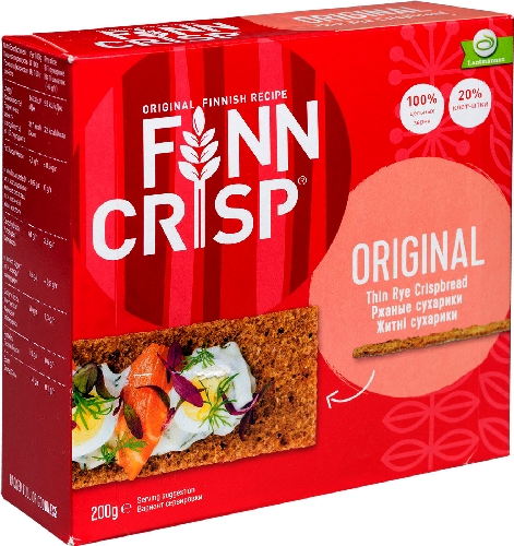 Хлебцы Finn Crisp Original Ржаные 200г