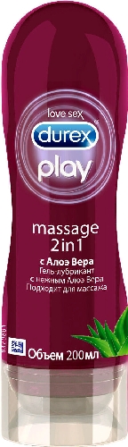Гель-лубрикант Durex Play Massage 2in1  