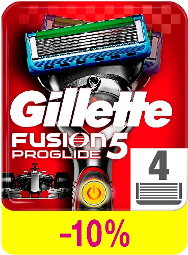Кассеты для бритья Gillette Fusion Proglide Power 4шт
