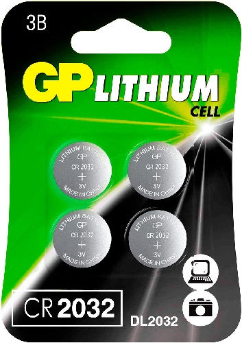 Батарейки GP Lithium cell CR2025 2шт