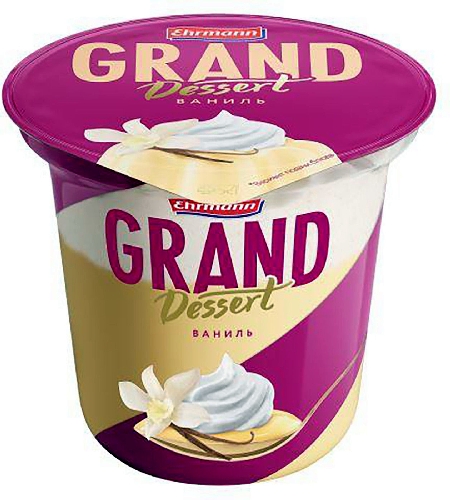 Пудинг молочный Grand Dessert Ваниль 4.7% 200г
