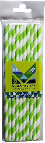 Трубочки бумажные Green Mystery Лиана  Карпинск